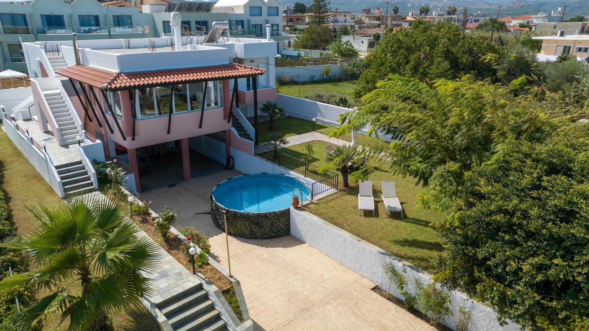 Villa Eleni 100M From The Sea Rapaniana Екстер'єр фото