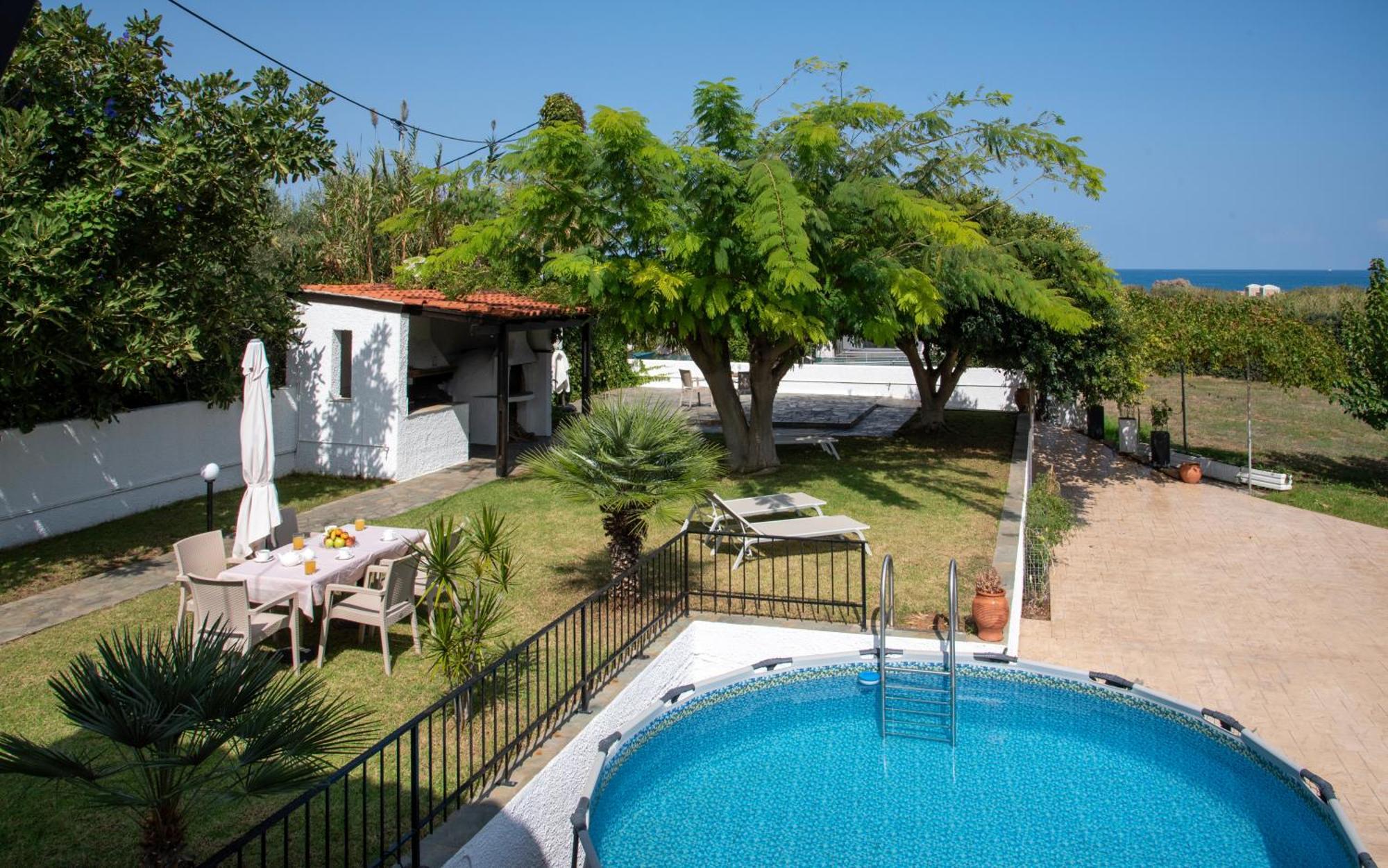 Villa Eleni 100M From The Sea Rapaniana Екстер'єр фото
