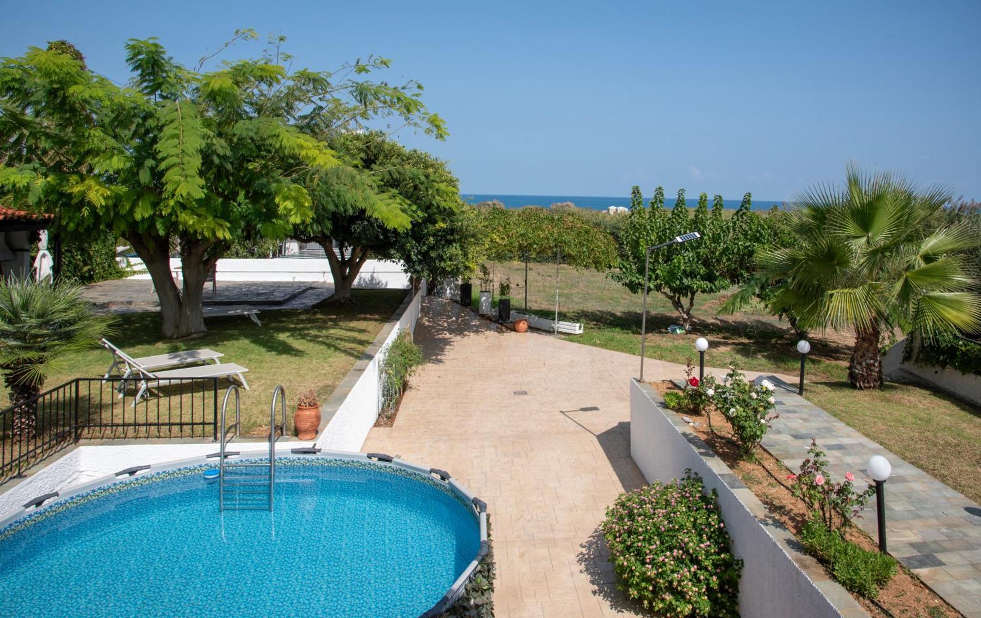 Villa Eleni 100M From The Sea Rapaniana Екстер'єр фото